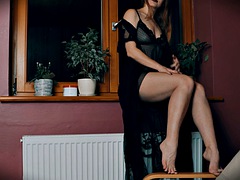 Leie, Tussi, Geile alte tussi, Lingerie, Milf, Titten, Unter dem rock, Vintage