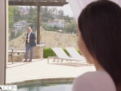 Большие сиськи, Минет, Брюнетки, Член, Сперма на лице, Волосатые, Натуральные сиськи, Наездница