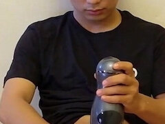 Amatør, Asiat, Sædskud, Homoseksuel, Håndjob, Onani