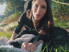 Из жопы в рот, Минет, В машине, Сперма во рту, Эксгибиционист, На природе, Трусики, На публике