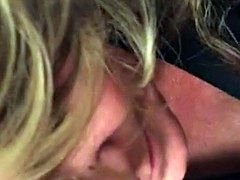 素人, フェラチオ, 車, 浮気する, フェラする, 妻