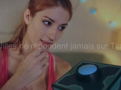 18, 素人, アナル, フェラチオ, フランス人, グループ, ティーン, 三人