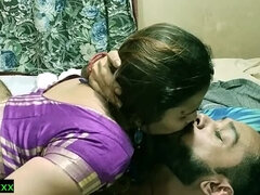 Indian hot Milf Bhabhi secret romantic sex with Punjabi man! Please do not cum inside