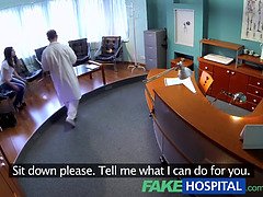 Uninhibited patient craves for her doctor's hard cock in her pussy - POV reality porn