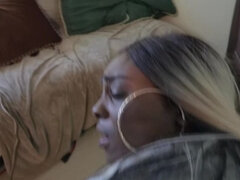 Arsch, Schwarz, Hundestellung, Schwarz, Natürlichen titten, Pov, Muschi, Titten