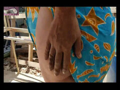 Amatorka, Tyłek, Para, Dojrzałe, Na wolnym powietrzu, Portugalski