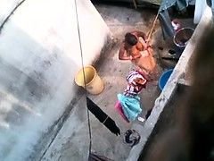 아마추어, 흑갈색 머리, 밀프, 야외의, 공개적인, 현실, 관음증이 있는 사람