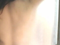 Mulher linda e grande, Boquete, Casal, Indianoa, Ducha chuveiro