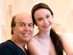 デカ尻, デカチン, デカパイ, フェラチオ, 茶髪の, バック, マッサージ, ガリガリ