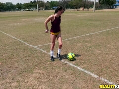 Soccer Whore 1 - Street blowing cock