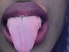 Yeah, Stepdaddy! Cumload on My Tongue and All in My Mouth