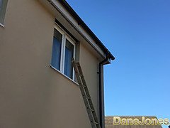 큰 가슴, 오랄섹스, 영국인, 입에 사정, 에보니, 다른 인종간의, 고함치는, 샤워