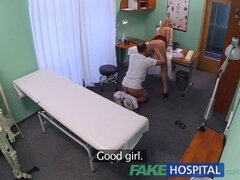 Nikky Dream and George Uhl team up to take two loads from fake hospital slut