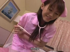 Cute Ai Himeno plays naughty nurse