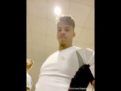 Papa, Homosexuelle, Gym, Nue  à poil, Douche