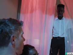 Bebê, Flagrado, Traição trair, Ébano negroa, Facial, Hardcore, Interracial, Chupar