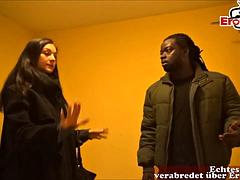 Lullu Gun Fucked in Public Interracial Parking Garage
