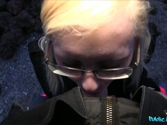 Amateur, Rubia, Mamada, Europeo, Dinero, Al aire libre, Pov, Realidad