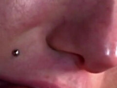 ブロンド, フェラチオ, カップル, 顔射, 足コキ, ハードコア, オマンコ, コキ