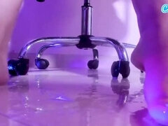 Leie, Hochschule, Latina, Masturbation, Orgasmus, Solo, Tätowierung, Nass