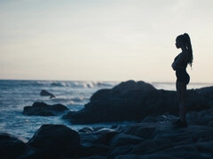 Azjatka, Plaża, Brunetka, Cycata, Kneblowanie, Hardcore, Squirting, Cycki