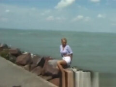 young teenagers urinating in public