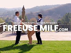 Hatalmas hátsó, Monumentális dákó, Szőke, Kugár, Érett koros, Érett feleség, Óriási, Mostoha