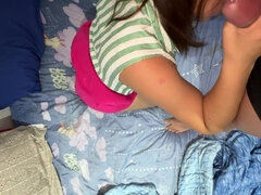 Gros cul, Sucer une bite, Couple, Fille latino, Chatte