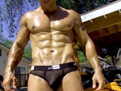 Spermaladung, Schwul, Masturbation