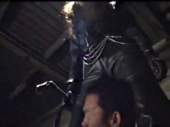 Enthousiasteling, Aziatisch, Bondage discipline sadomasochisme, Dominante vrouw, Fetisj, Leer