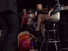 Bondage domination sadisme masochisme, Sucer une bite, Bondage, Femelle, Béant, Public, Punition, Esclave