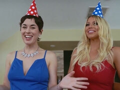 Stepmomswap: Momswap Part 2 - Kiki Klout & Sasha Pearl's Virgin Step-Sons Get Back on the Cooter
