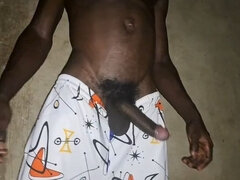 Afrikansk, Stor kuk, Svart, Hemmagjord, Onani, Solo