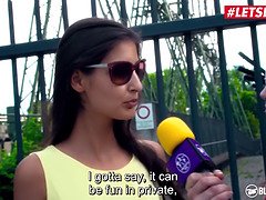 Sexy German Pornstar Coco Kiss Has Risky Public Fuck With Fan Outdoors