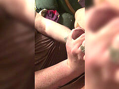 hand-job with post ejaculation