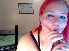 Bella grossa formosa, Cicciona, Masturbazione, Orgasmo, Rossa