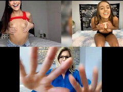 Stupendo, Bionda, Occhiali, Sega, Masturbazione, Solo, Tette, Webcam