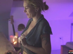 Friend's mother stays home alone - Blonde