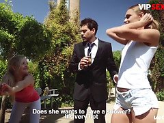 Sicilia, Andy Stone & Ivana Sugar - Hard Cock Lover Fucks Hard His Girlfriend And A Sexy Ukrainian Babe