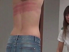 Lucabella1 Spanking Machine - Bare Back Whipping