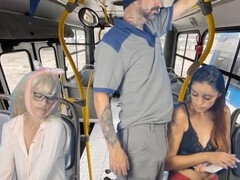 Amatør, Kukk suging, Buss, Sæd i munnen, Onani, Offentlig