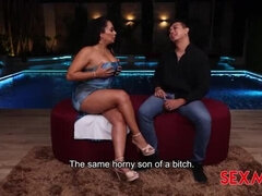 Tekintélyes didik, Cumizás, Gesztenyebarna, Latin lány, Érett feleség