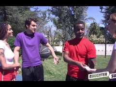 Grosse bite, Noire, Sucer une bite, Noir ébène, Groupe, Orgasme, Orgie, Nénés