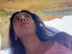 Amatör, Avsugning, Blottande, Mat, Utomhus, Offentlig, Mager, Toalett