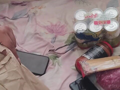 18, Amatorka, Duży tyłek, Latynoska, Hiszpański, Strapon, Nastolatki