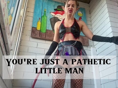 Conversation vulgaire, Femme dominatrice, Gants, Fait maison, Humiliation, Solo