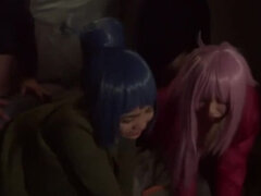 Anaal, Aziatisch, Sperma, Groepseks, Groep, Hd, Japaans