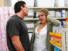 Stor røv, Stor pik, Store bryster, Pik sutte, Hundestilling, Mor jeg gerne vil kneppe, Kontor