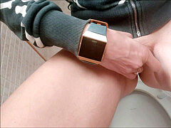 아마추어, 큰 엉덩이, 방구뀌기, 화장실