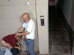 College lecturer entices her student behind the school for some fun